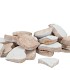 NATURE COCONUT HART 5CM MISTY WHITE P/100