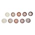 BICOLORE CANDLE H EARTHY TERRA ROUND ASS SET OF 2 5,5X7CM