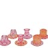 BICOLORE CANDLE H COLOR MIX ASS P/1 8,5X6,5CM