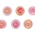 BICOLORE CANDLE H COLOR MIX ASS P/1 8,5X6,5CM