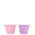 ZINC BASIC LILA/PINK EARS BUCKET 10X9CM