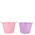 ZINC BASIC LILA/PINK EARS BUCKET 16X14CM