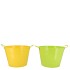 ZINC BASIC YELLOW/GREEN EARS BUCKET 16X14CM