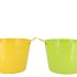 ZINC BASIC YELLOW/GREEN EARS BUCKET 27X20CM