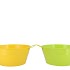 ZINC BASIC YELLOW/GREEN EARS BOWL 30X14CM