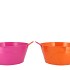 ZINC BASIC FUCHSIA/ORANGE EARS BOWL 30X14CM