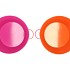 ZINC BASIC FUCHSIA/ORANGE EARS BOWL 30X14CM