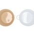 ZINC BASIC WHITE/SAND EARS BOWL 30X14CM