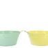 ZINC BASIC PASTEL GREEN/YELLOW EARS BOWL 30X14CM
