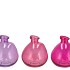 KARAKUM PRETTY PINK VASE ASS 16X14CM NM