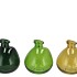 KARAKUM FOREST GREEN VASE ASS 16X14CM NM