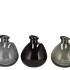 KARAKUM GREY VASE ASS 16X14CM NM