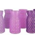 DIAMOND PURPLE MIX VASE ASS 14X25CM NM