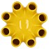 LUNA YELLOW TUBE VASE 28X28CM NM