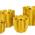 LUNA YELLOW TUBE VASE 28X28CM NM