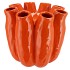 LUNA ORANGE TUBE VASE 28X28CM NM