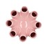 LUNA LIGHT PINK TUBE VASE 19X19CM