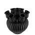 AMSTERDAM BLACK TULIP VASE 16X15CM