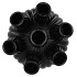 AMSTERDAM BLACK TULIP VASE 20X20CM