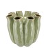 LUNA PISTACHE TUBE VASE 19X19CM