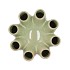 LUNA PISTACHE TUBE VASE 19X19CM