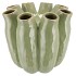 LUNA PISTACHE TUBE VASE 28X28CM