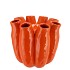 LUNA ORANGE TUBE VASE 19X19CM NM