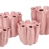 LUNA LIGHT PINK TUBE VASE 24X24CM NM