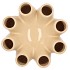 LUNA SAND TUBE VASE 28X28CM NM