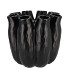 LUNA BLACK TUBE VASE 19X19CM NM