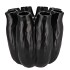 LUNA BLACK TUBE VASE 24X24CM NM
