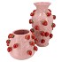 FRUIT STRAWBERRY LIGHT PINK VASE 24X38CM