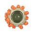 FRUIT MANDARIN PISTACHE POT 24X19CM NM