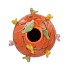 BIRD VASE ORANGE TUBE 20X25CM NM