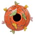 BIRD VASE ORANGE TUBE 26X33CM NM