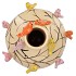 BIRD VASE SAND TUBE 26X33CM NM
