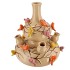 BIRD VASE SAND BUBBLES 33X37CM NM
