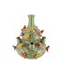 BIRD VASE PISTACHE BUBBLES 23X25CM