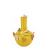BIRD VASE YELLOW TUBE 13X15CM NM