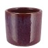 JAVEA CILINDER POT GLAZED PINK 15X14CM