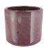 JAVEA CILINDER POT GLAZED PINK 17X15CM