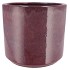 JAVEA CILINDER POT GLAZED PINK 26X23CM