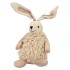 PLUCHE BUNNY NATURAL MIX ASS 17X14X38CM NM