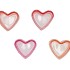 LOVE HEARTS ORANGE MIX STRUCTURE STRIPED T-LIGHT ASS 7X8 NM