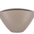 CERAMIC TAUPE MATT POT ORCHID 28X17CM