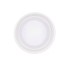 CERAMIC WHITE MATT POT ORCHID EDGE 13CM