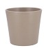 CERAMIC TAUPE MATT POT ORCHID 14X12,5CM