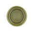 CERAMIC AMAZONE GREEN POT ORCHID EDGE 13CM NM