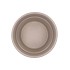CERAMIC TAUPE MATT POT ORCHID EDGE 13X12,5CM