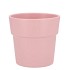 CERAMIC PINK SILVER POT ORCHID EDGE 13CM